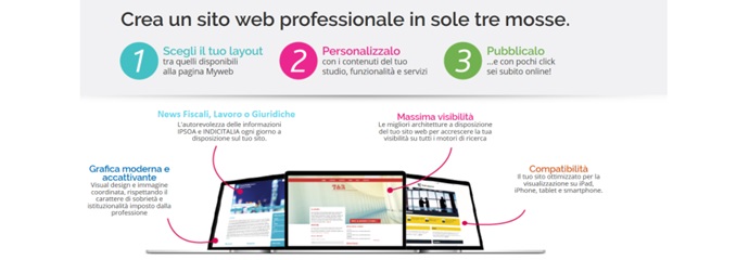 My Web un CMS facile per Commercialisti e Avvocati